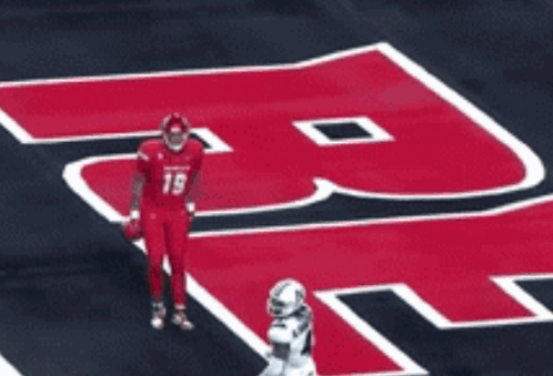 Football Game Underway With Score 40