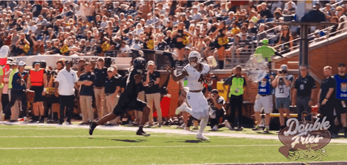Football Game With Double Fries Sign GIF