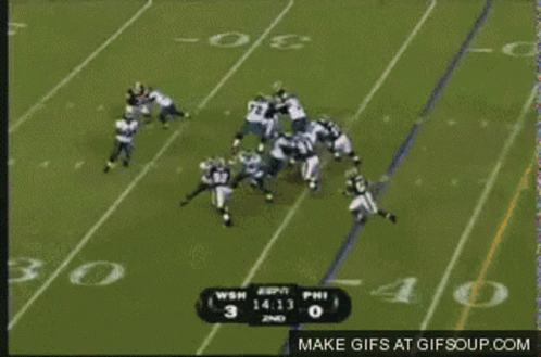 Football Game With Score 3 to 0