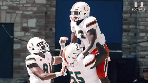 Football Head Slap Hawaii Game GIF