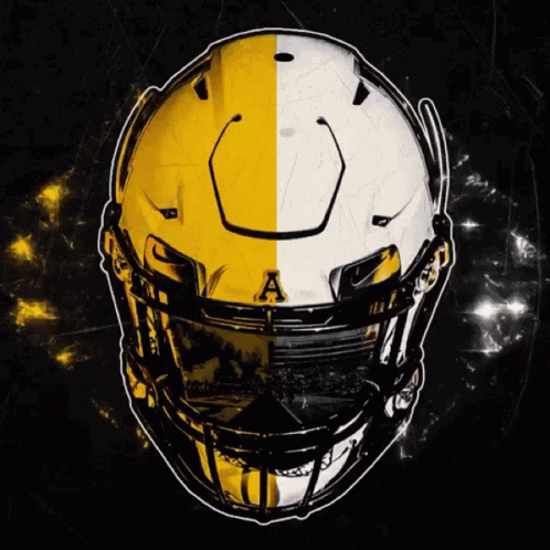 Football Helmet With Letter A