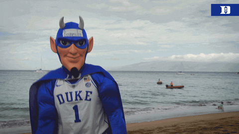 Football Mascot Duke Very Strong Muscle Hawaii GIF