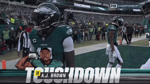 Football Player AJ Brown