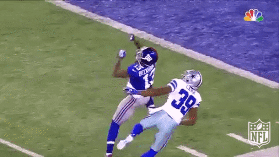 Football Player Catch GIF