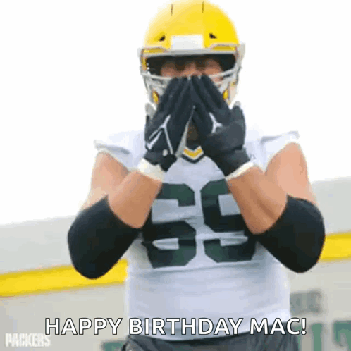 Football Player Covering Mouth GIF
