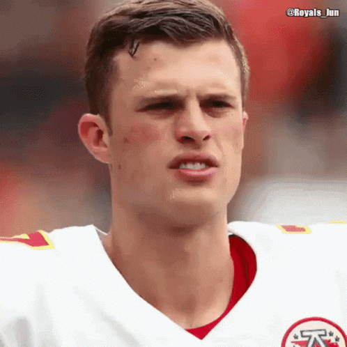 Football Player Face With Royals