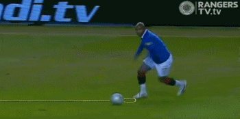 Football Player Fell Into The Trap GIF