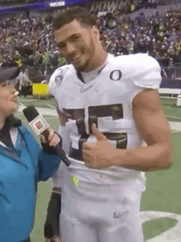 Football Player Giving Thumbs Up GIF