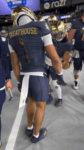 Football Player Greathouse Name on Shirt