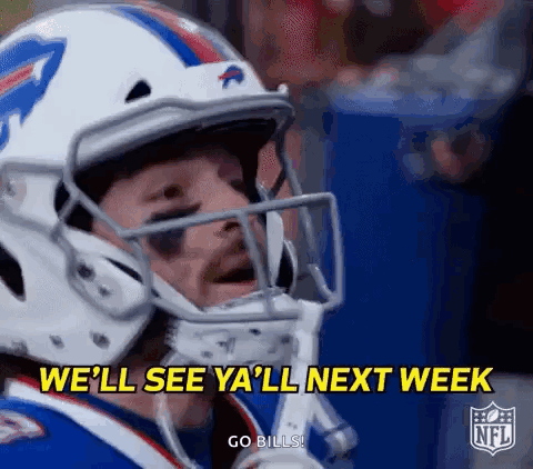 Football Player Helmet Saying We'll See Y'all Next Week