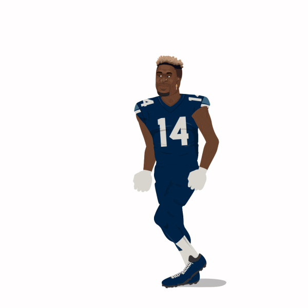 Football Player Hug Emoji Christmas Tree GIF