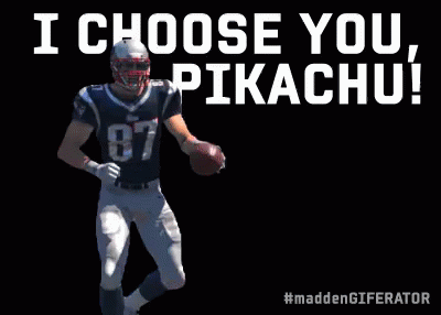 Football Player I Choose You Pikachu