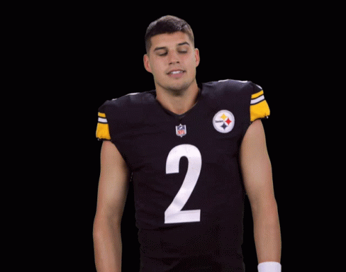 Football Player In Black Helmet Running GIF