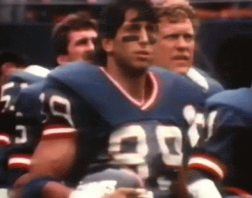Football Player In Blue Jersey Number 30 GIF