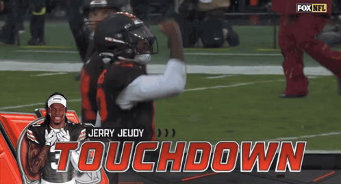 Football Player In Buffalo Bills Uniform Running GIF