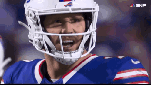 Football Player In Helmet SNF GIF