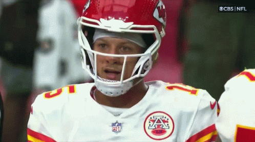 Football Player In Helmet With NFL Logo GIF