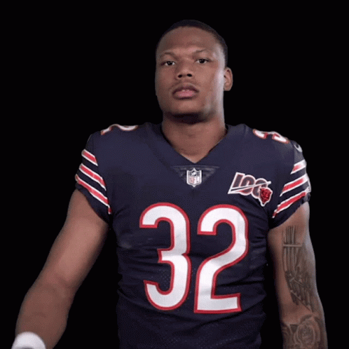 Football Player in Jersey Number 32