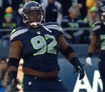 Football Player In Jersey Number 92 GIF