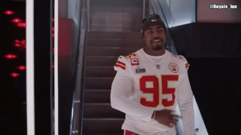 Football Player in Jersey Number 95