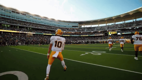 Football Player in Number 10 Jersey