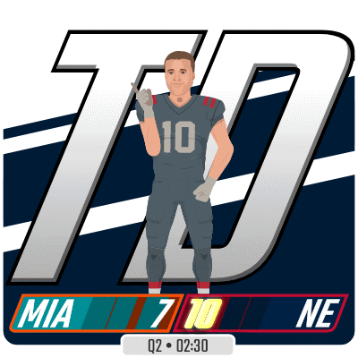 Football Player In Number 10 Jersey Thumbs Up GIF