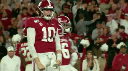 Football Player in Number 10 Jersey