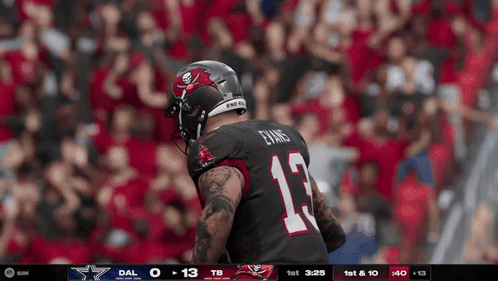Football Player In Number 13 Jersey GIF