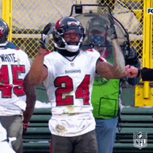 Football Player In Number 24 Jersey GIF