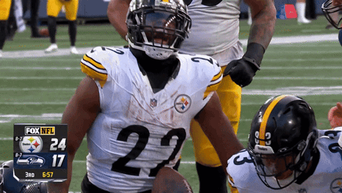 Football Player In Number 27 Jersey GIF