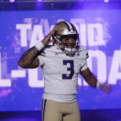 Football Player in Number 3 Jersey