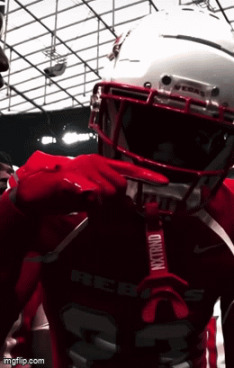 Football Player in Red Jersey #24