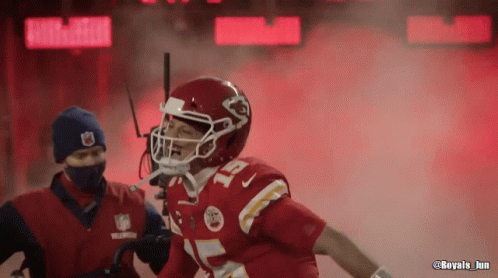 Football Player In Red Jersey Number 12 GIF