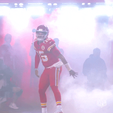 Football Player In Red Uniform Number 23 GIF