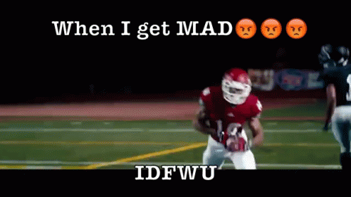 Football Player In Red Uniform Number 9 GIF
