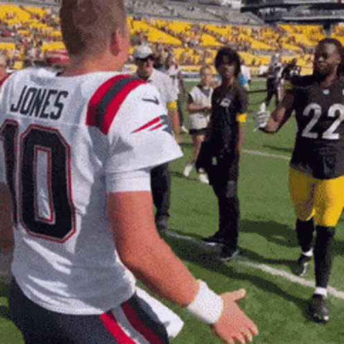 Football Player In White Jersey Jones GIF