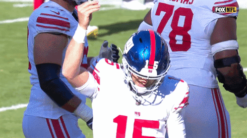 Football Player In White Jersey Number 15 GIF