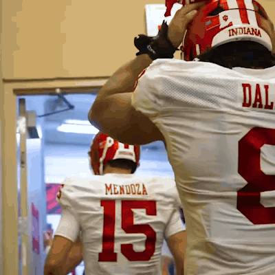 Football Player In White Jersey Number 15 GIF