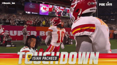 Football Player Isiah Pacheco Jersey GIF