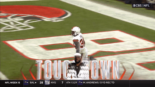 Football Player Kneeling Tough & Own GIF