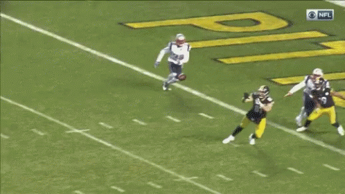 Football Player Lying on Field