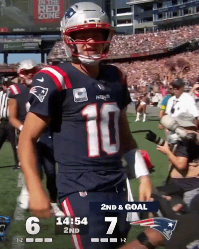 Football Player Number 10 On Field GIF