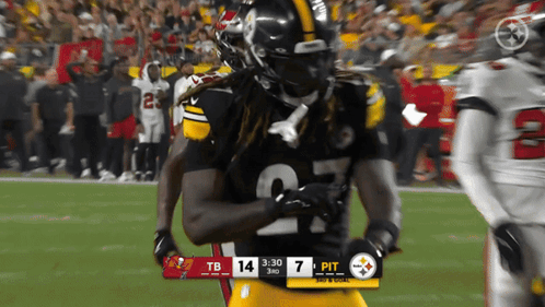 Football Player Number 11 Arms Outstretched GIF