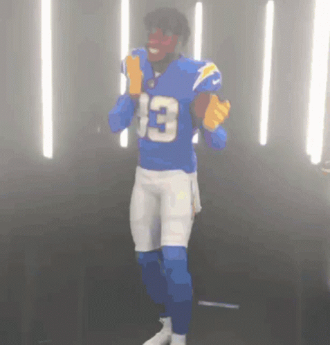 Football Player Number 13 Dancing