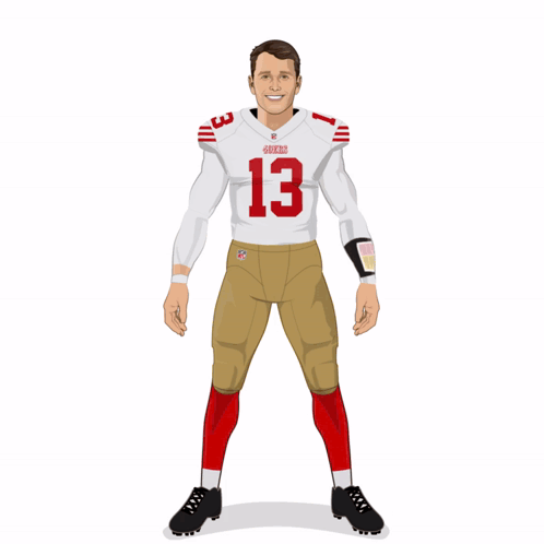 Football Player Number 13 GIF