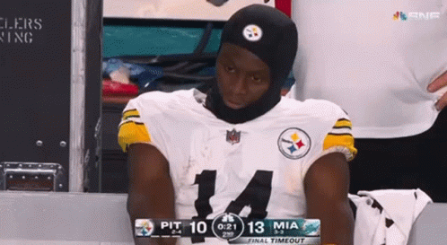 Football Player Number 14 On Field GIF