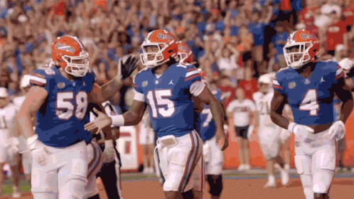 Football Player Number 15 Running On Field GIF
