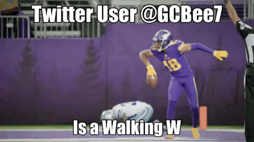 Football Player Number 18 Running With Ball GIF