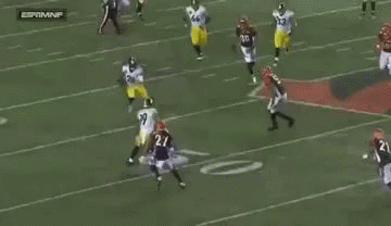 Football Player Number 19 On Field GIF