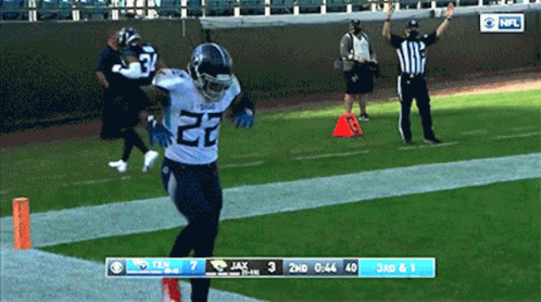 Football Player Number 22 GIF